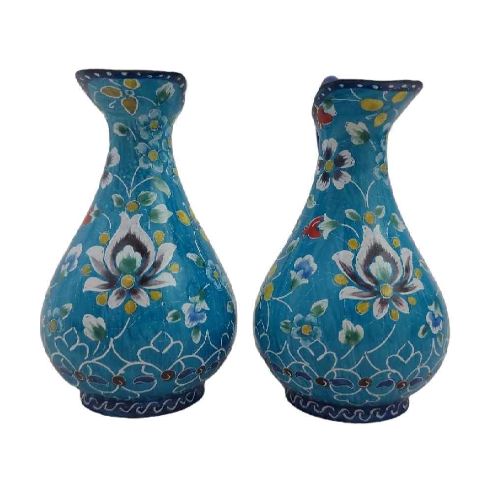 Pichet Décoratif Fait Main avec Émail Persan Minakari Maha (2x)