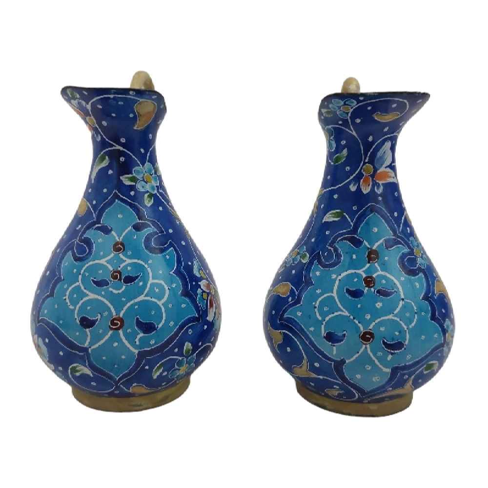 Pichet Décoratif Fait Main avec Émail Persan Minakari Yaser (2x)