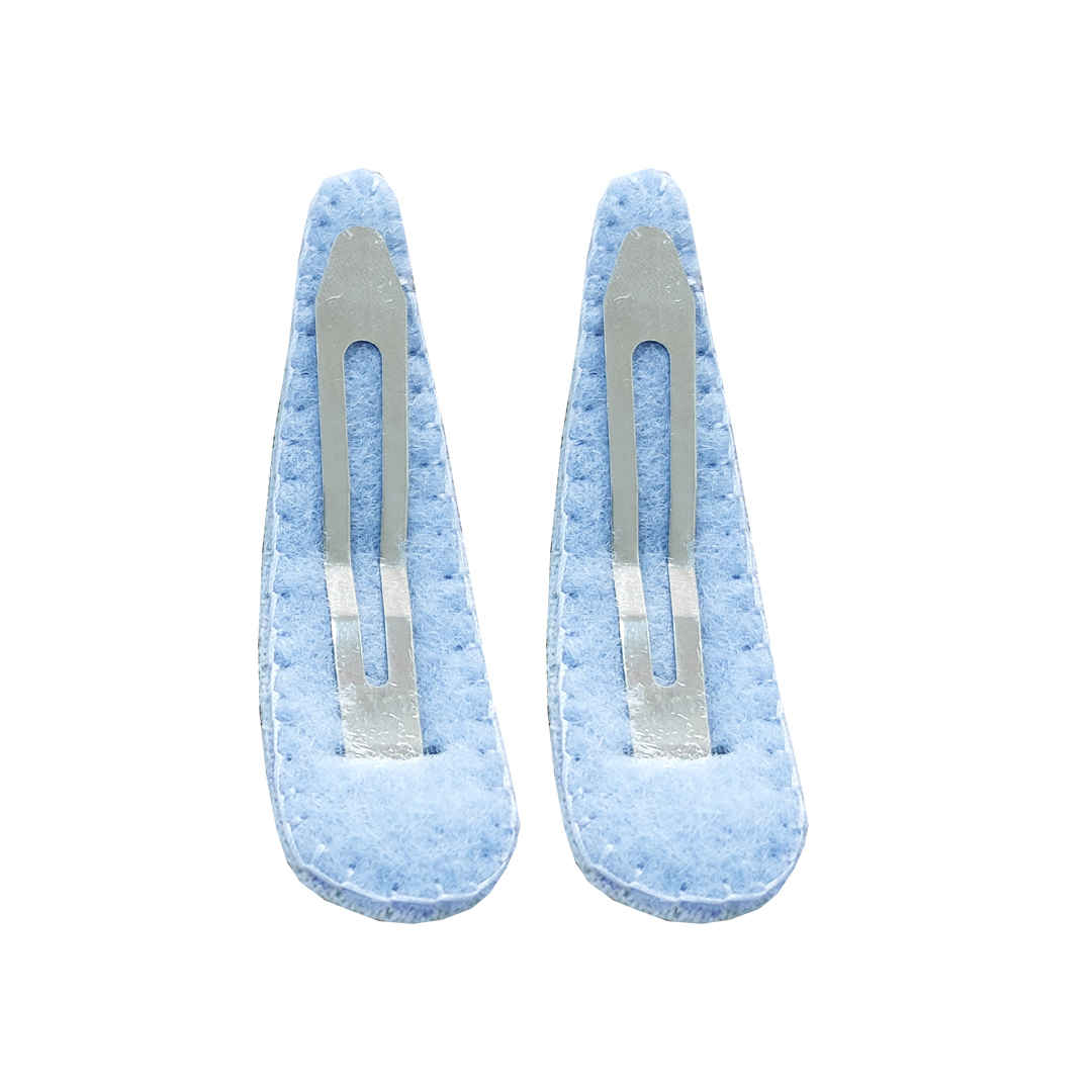 Set de Pinces à Cheveux à Clip de 2 avec Design Brodé à la Main de Ballon