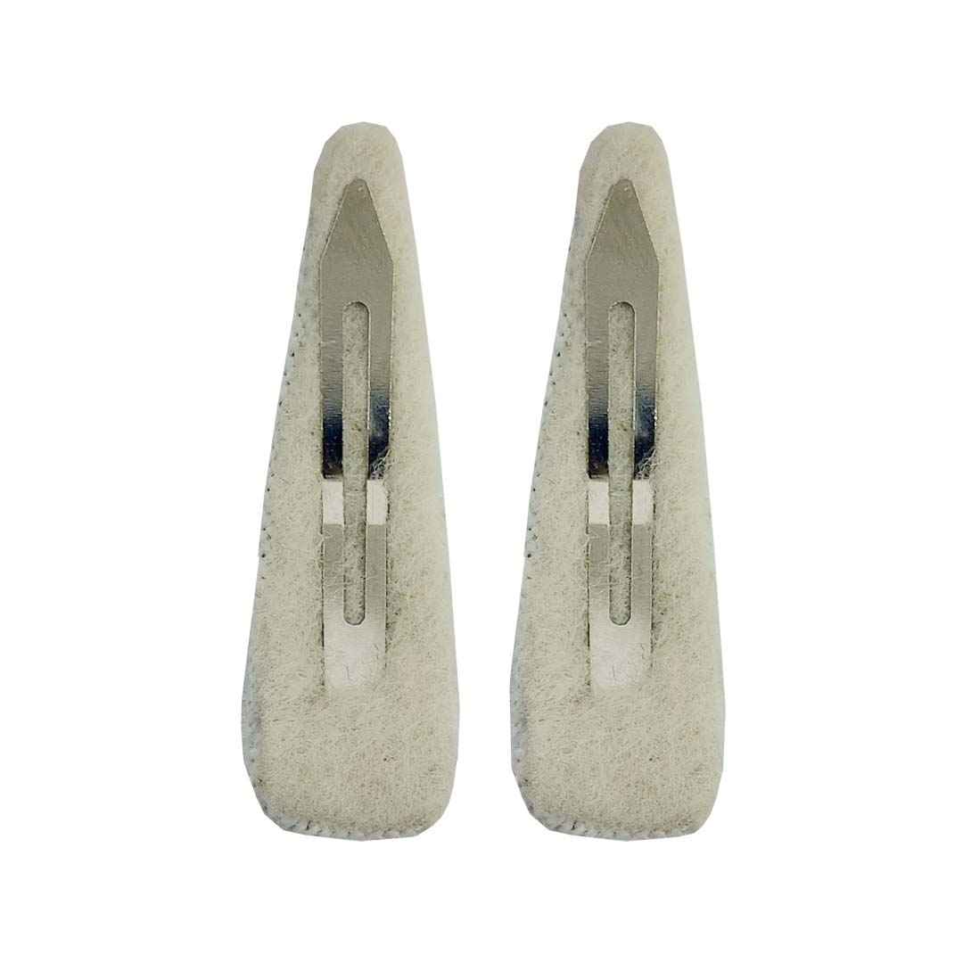 Set de Pinces à Cheveux à Clip avec Design Brodé à la Main de Lapin