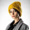 Bonnet d'hiver en tricot pour femmes - Modèle Bulles