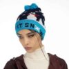 Bonnet d'hiver en tricot pour femmes - Modèle Neige