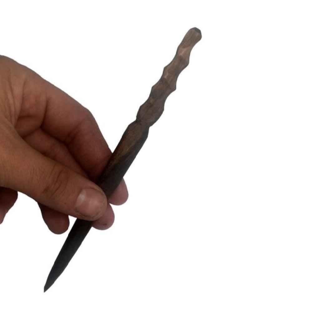 Bâtonnet de cheveux en bois fait main Design Matter Courbé pour Femmes