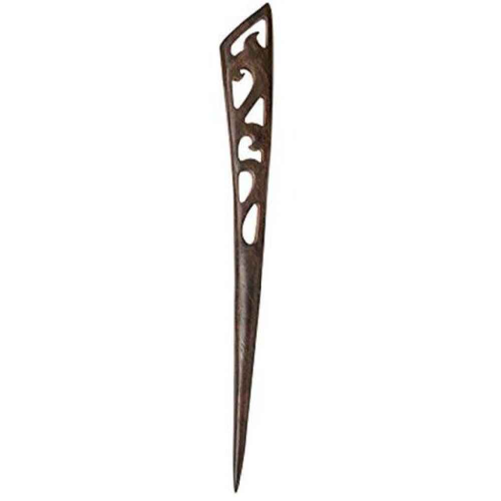 Bâtonnet de cheveux en bois fait main Design Matter Torsadé Grande Taille