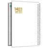 Carnet de planification quotidienne du calendrier persan 1403 modèle Irana