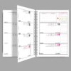 Carnet de planification quotidienne du calendrier persan 1403 modèle Irana
