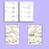 Carnet de planification quotidienne du calendrier persan 1403 modèle Parniyan