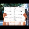 Carnet de planification quotidienne du calendrier persan 1403 modèle Parniyan