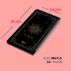 Carnet de poche du calendrier persan 1403 – Motif Soleil