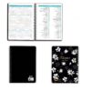 Carnet de planification quotidienne du calendrier persan 1403 modèle Design Floral Blanc