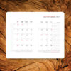 Carnet de planification lunaire persan 1403 avec stylo