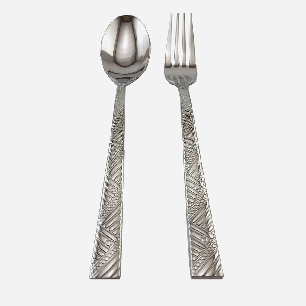 Ensemble de Couverts Cuillères et Fourchettes en Acier Inoxydable 12 Pièces Modèle Victor