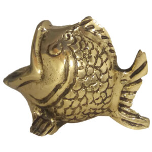 Cendrier en laiton fait main – Design artistique de poisson