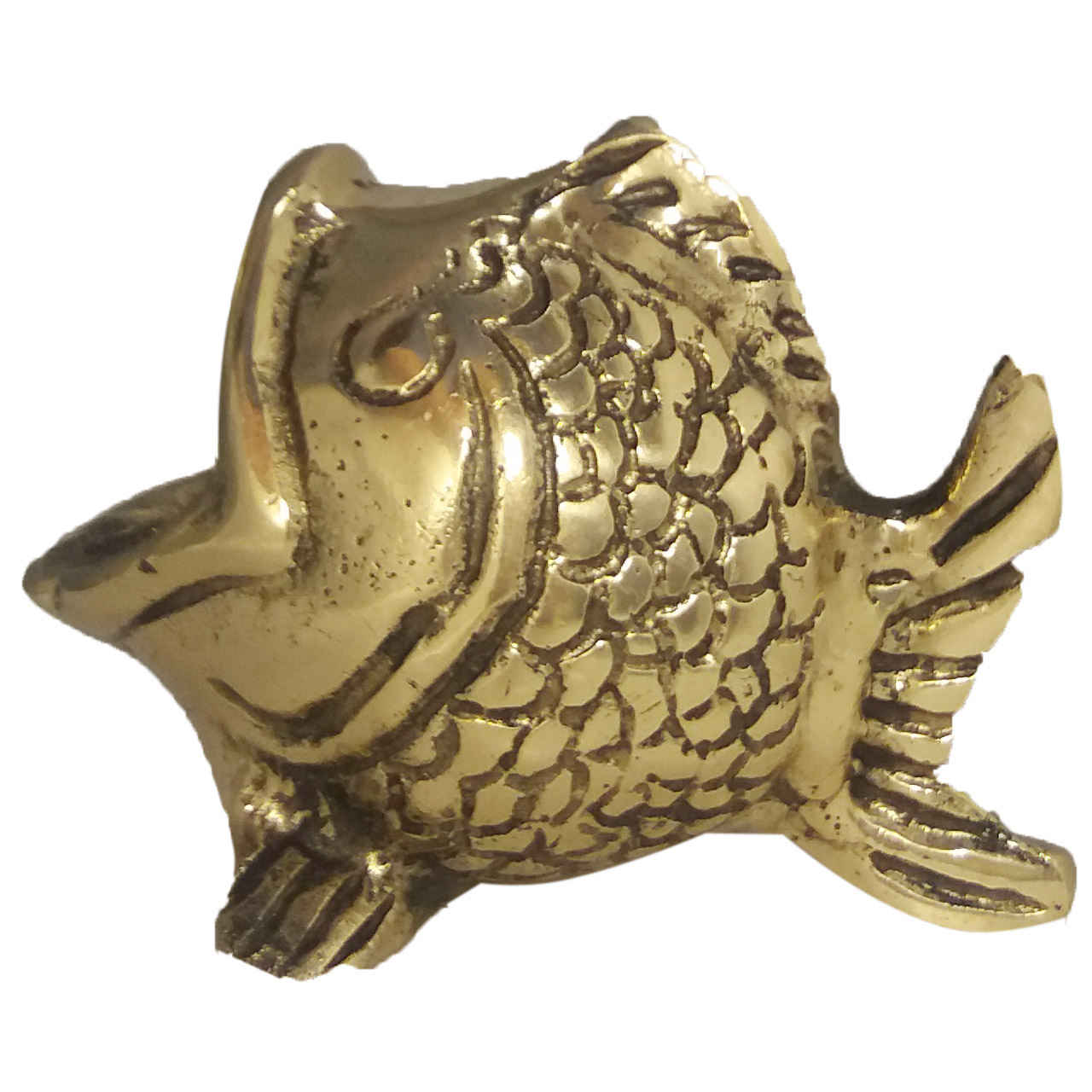 Cendrier en laiton fait main – Design artistique de poisson