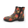 Bottines Chelsea Imprimé Graffiti – Cuir Synthétique avec Design Floral