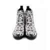 Bottines Chelsea Imprimé Graffiti – Cuir Synthétique avec Fermeture Éclair