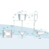 Opal Squat Toilet Cistern Flush Tank – Durable and Reliable Performance