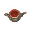 Decorative Pottery Teapot with Intricate Minakari Enameling Technique