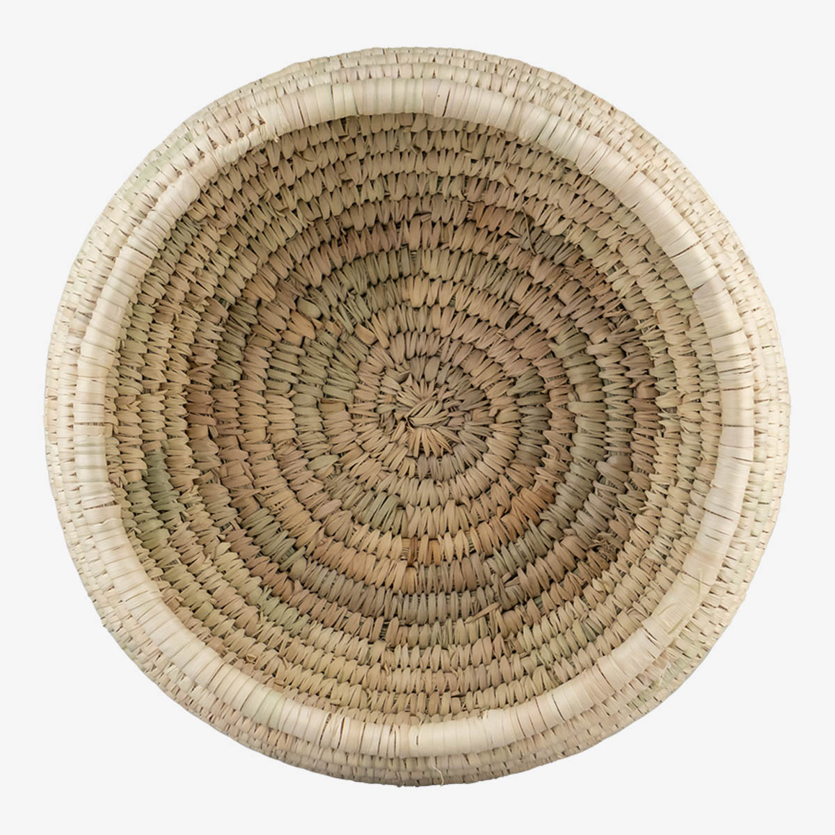 Panier de rangement en feuille de palmier tissé à la main persan