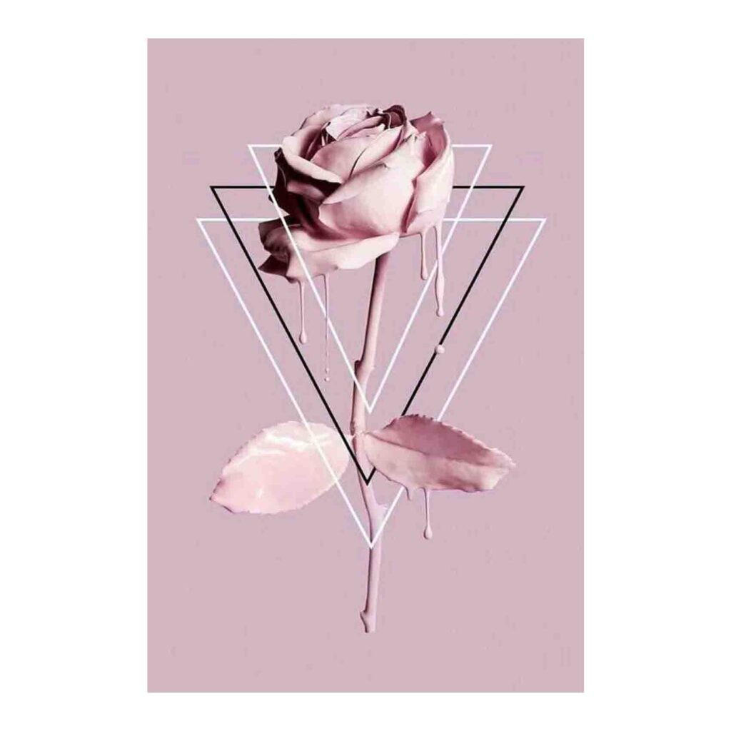 Carte de vœux d’anniversaire – Design fleur violette