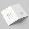 Carte de vœux d’anniversaire avec typographie persane inspirée (x10)