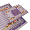 Tapis de Prière Islamique en Velours avec Motif Floral Vintage