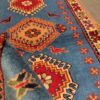 Tapis de prière persan authentique noué à la main et luxueux Sajada Diamant