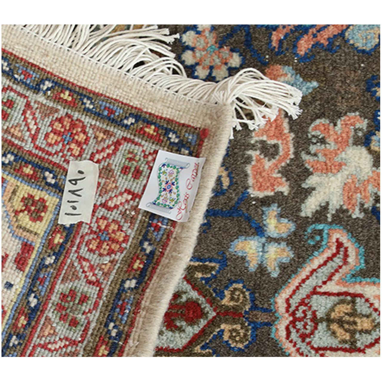 Tapis de prière persan authentique noué à la main et luxueux Sajada Haris