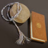 Chapelet islamique en agate grise avec 101 perles