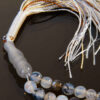 Chapelet islamique en agate grise avec 101 perles