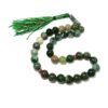 Chapelet islamique en agate verte avec 33 perles