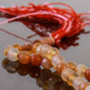 Chapelet islamique en agate orange avec 101 perles