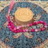 Chapelet islamique en agate rouge avec 33 perles