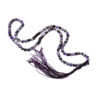 Chapelet islamique en agate violette avec 101 perles