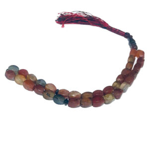 Chapelet islamique Sulemani Hakik rouge – 33 perles de prière