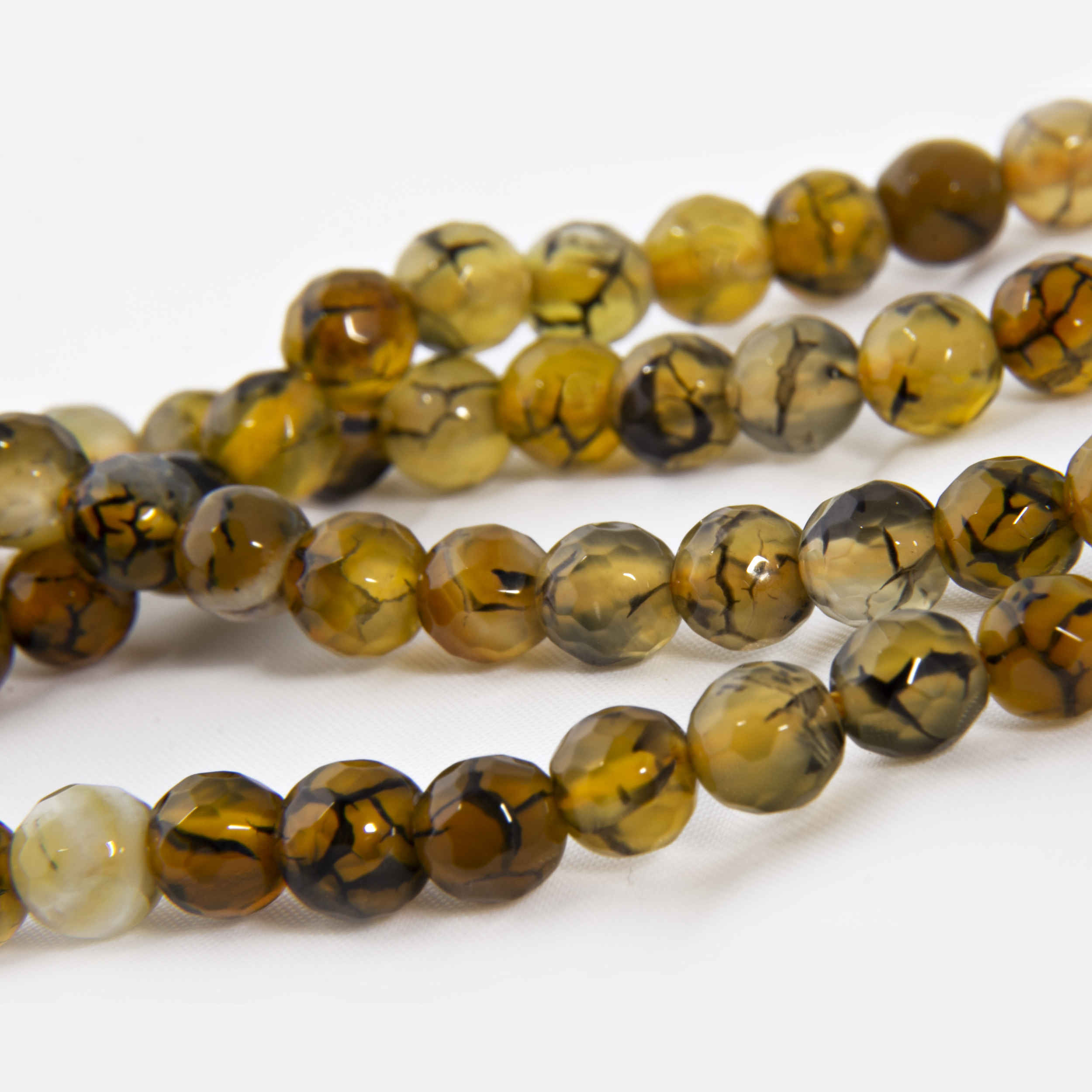 Chapelet islamique en agate dendritique – 101 perles (Shajar)