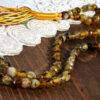 Chapelet islamique en agate dendritique – 101 perles (Shajar)