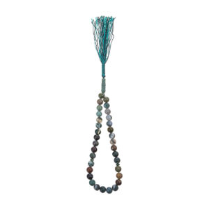 Chapelet islamique en agate turquoise avec 33 perles