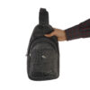 Sac bandoulière en cuir fonctionnel et élégant pour hommes et femmes
