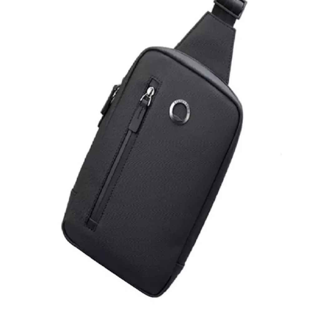 Sac bandoulière en cuir avec grande capacité pour hommes et femmes