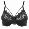 Ensemble de lingerie soutien-gorge en dentelle & string avec nœud décoratif à l'avant