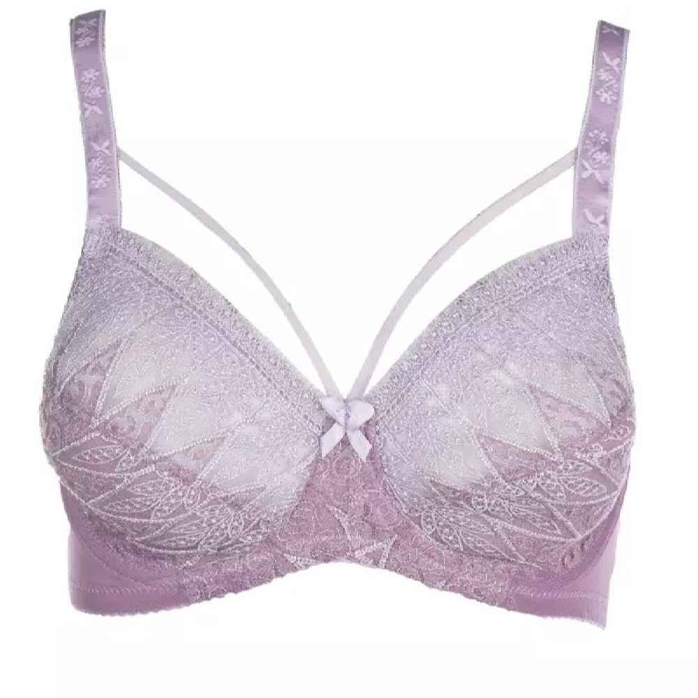 Ensemble de lingerie soutien-gorge en dentelle & string avec broderie Dentelle 2 pièces