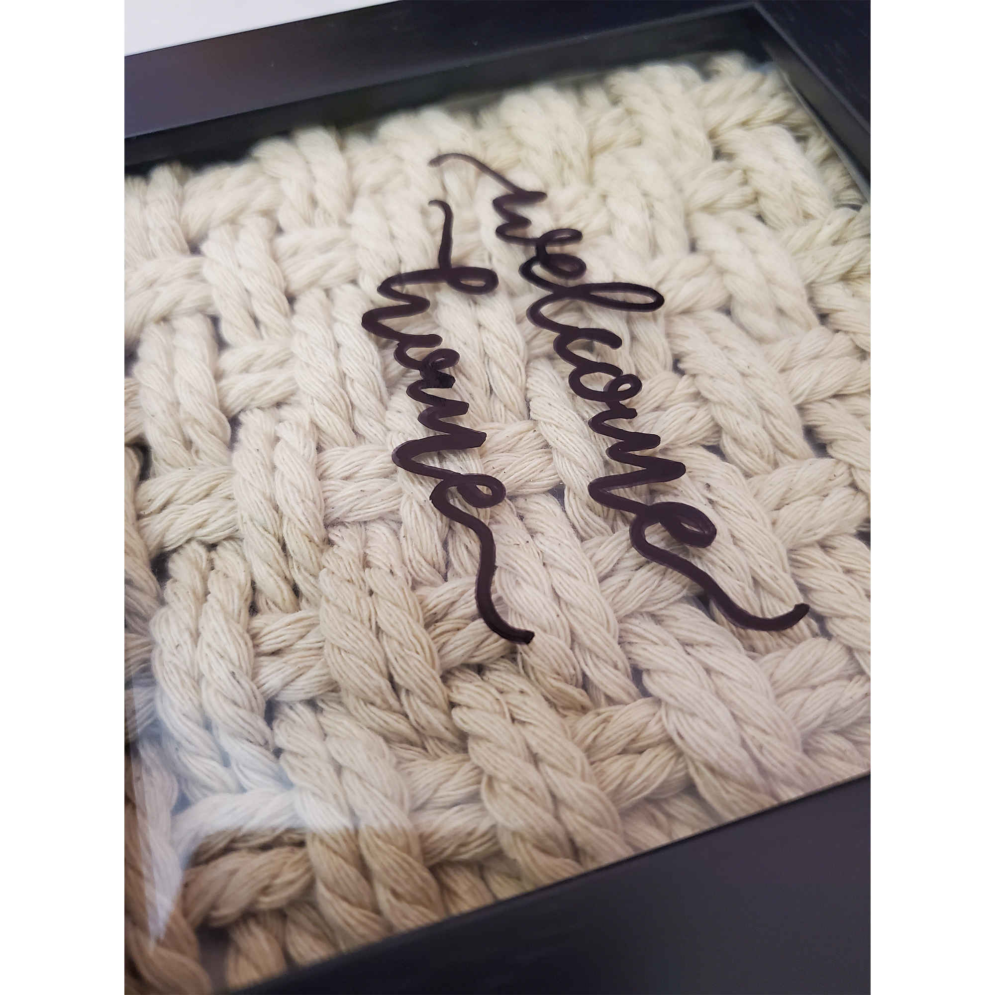 Porte-clés mural décoratif et fait main Bienvenue chez vous