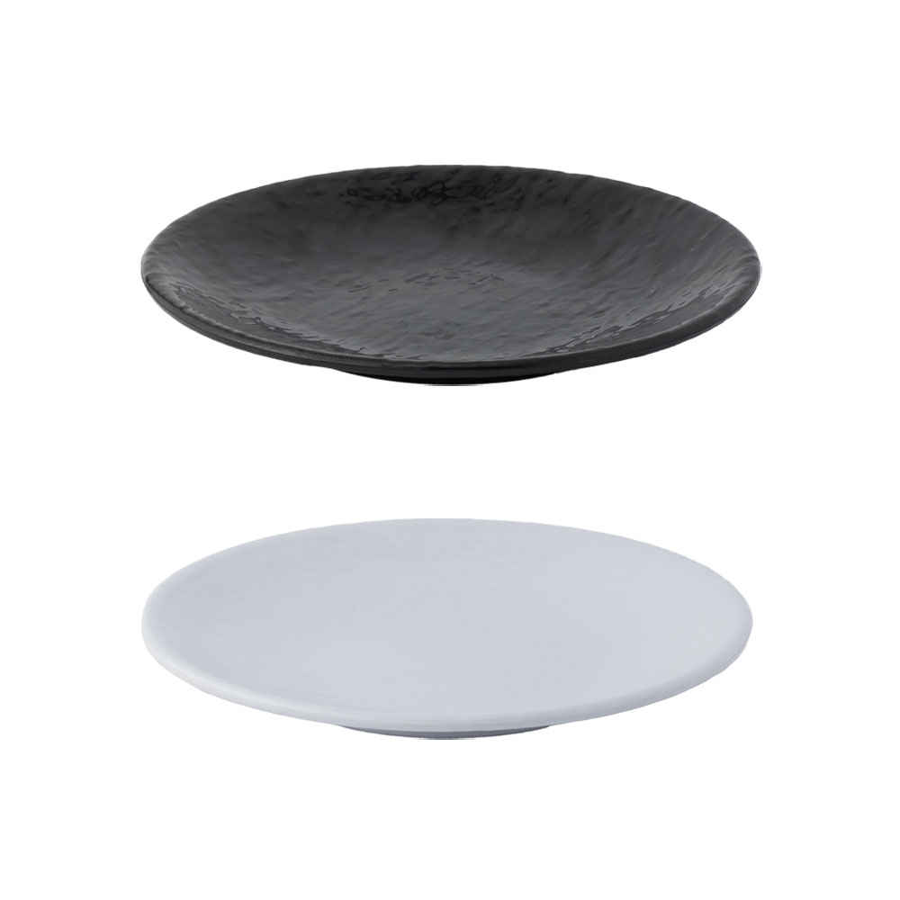 Ensemble d’Assiettes en Mélamine, Compatible Micro-ondes pour Usage Quotidien, Pack de 3