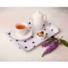 Plateau de service en mélamine avec poignées, forme rectangulaire légère