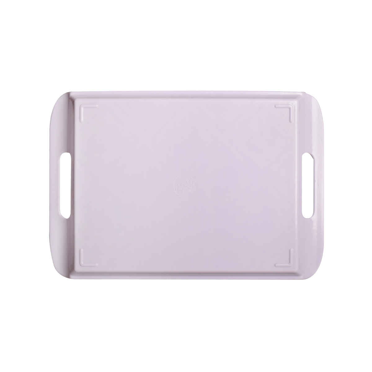 Plateau de service en mélamine avec poignées, forme rectangulaire légère