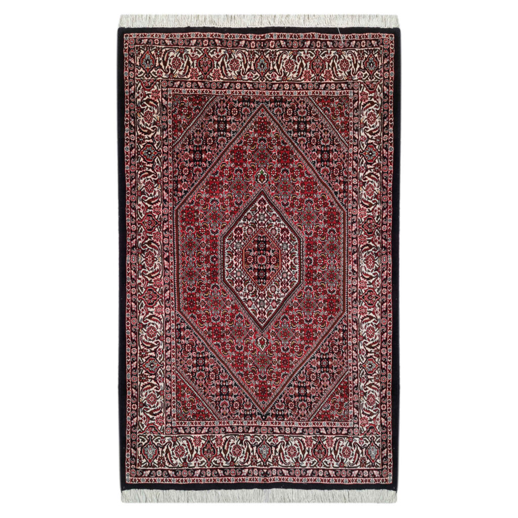 Tapis persan noué à la main chef-d'œuvre Zanjan avec design complexe