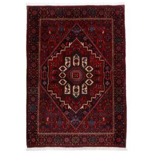 Tapis persan noué à la main chef-d’œuvre Zanjan en laine et coton