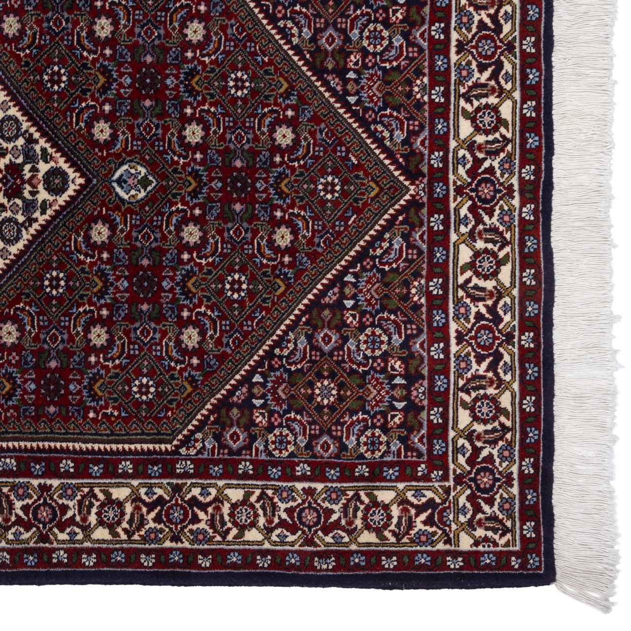 Tapis persan noué à la main chef-d’œuvre Zanjan en coton et laine Sara
