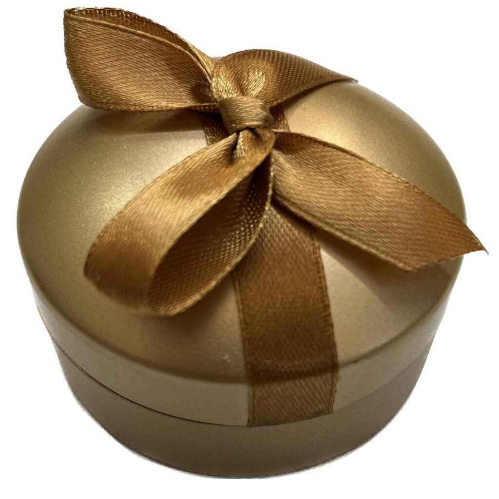 Boîte à bijoux en polyester avec design nœud papillon modèle Sana